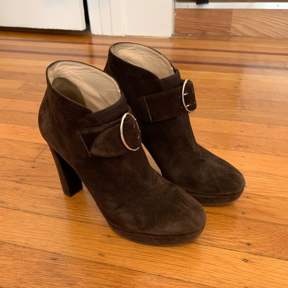 Prada Chocolate Brown Booties!! - Picture 2 of 6